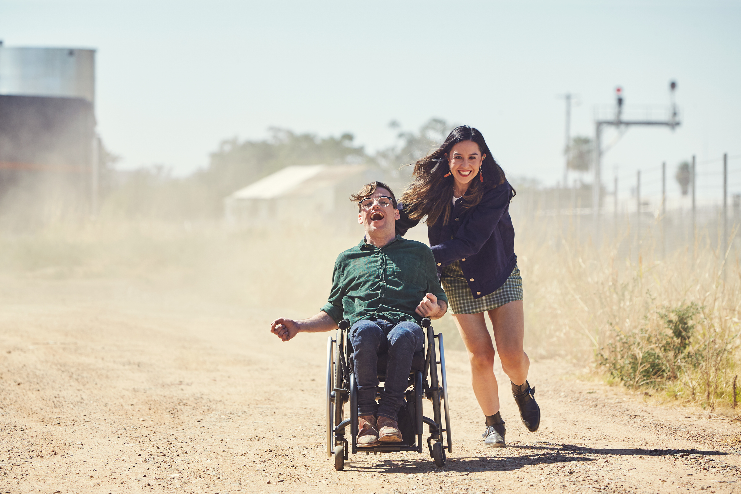 Angus Thompson and Nina Oyama