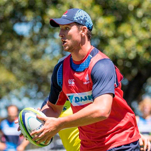 Ryan McCauley from the Waratahs playing rugby union