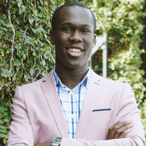 Yaw Kyei, who boosted his career with study at Charles Sturt