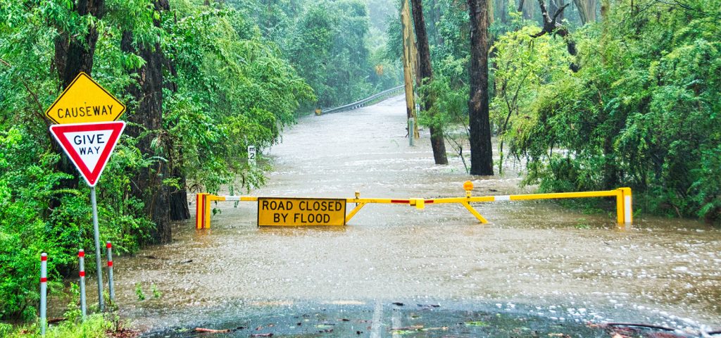 Flooded roadway 

This photo was made in Mernda, Australia