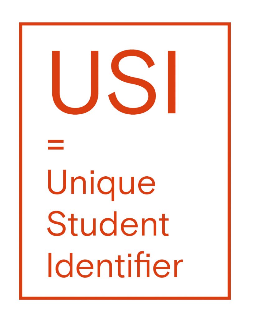 Graphic explaining what is a USI number