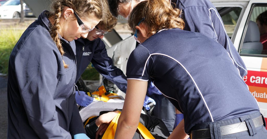 Paramedic students