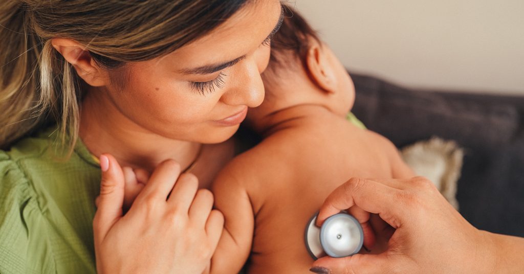 mother with baby