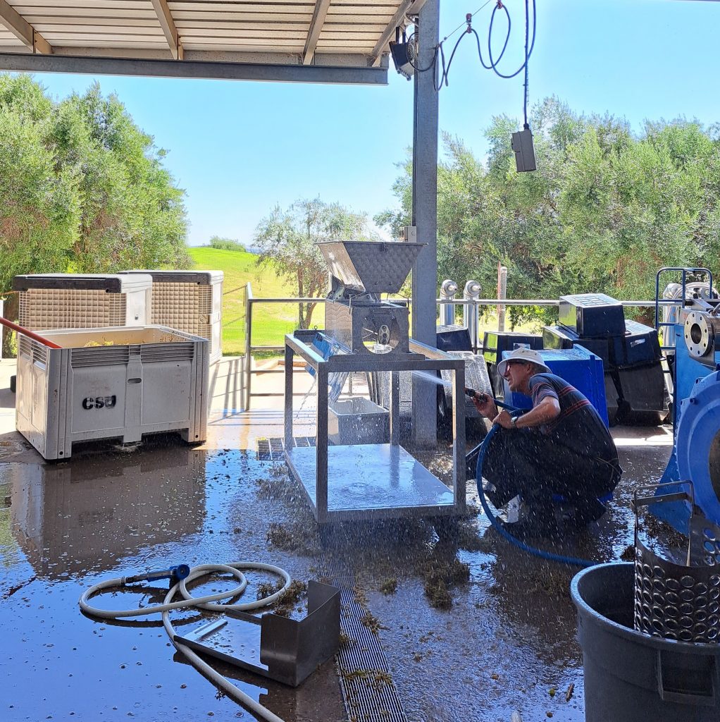 Wine making at Charles Sturt University.