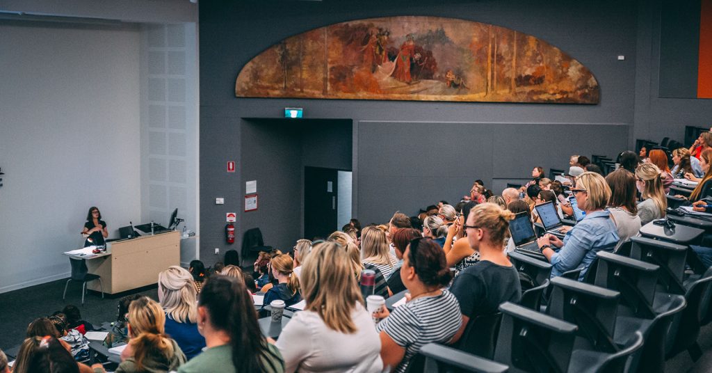 University lecture hall