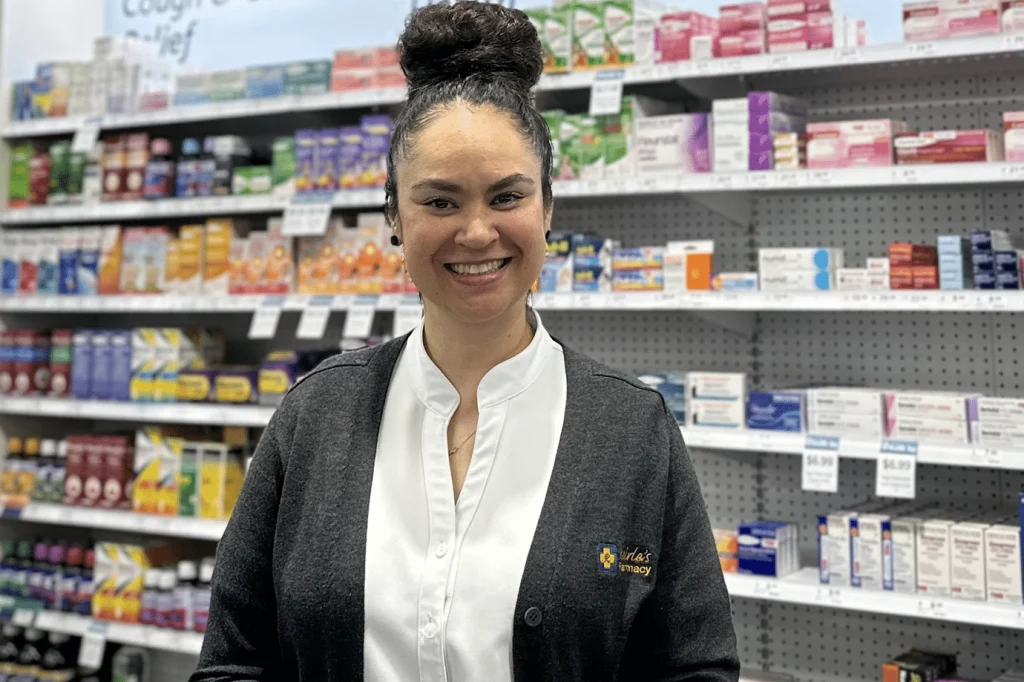 Sofoni West Soliman at the pharmacy where she's making a difference every day