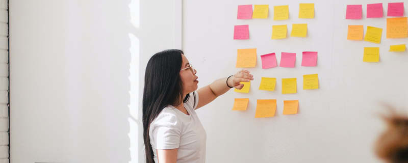 Woman at professional development session.