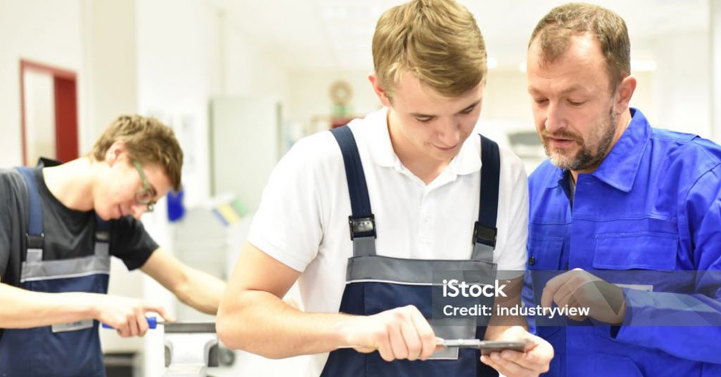 student learning in workshop