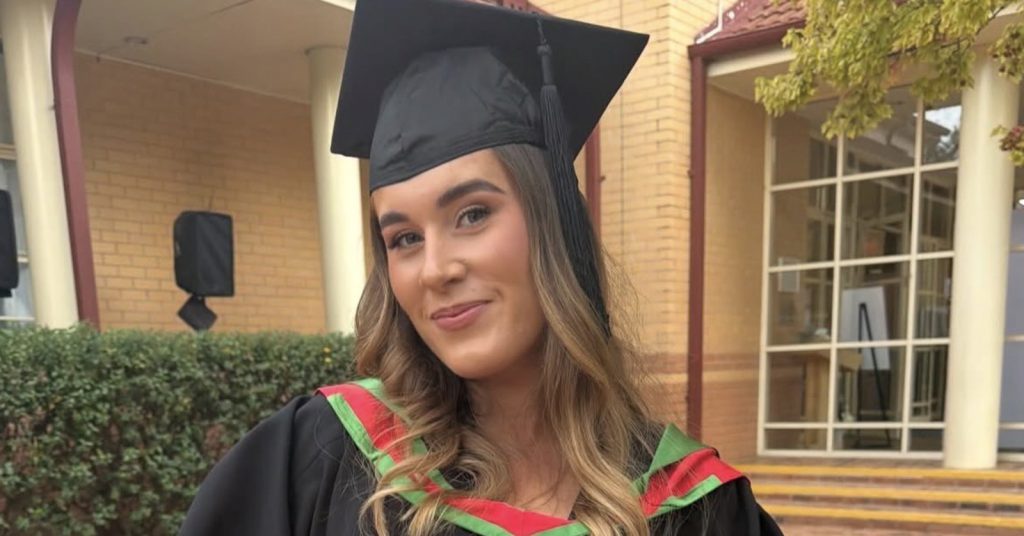 Keely Bullivant, former Charles Sturt student who attended Uni Nationals