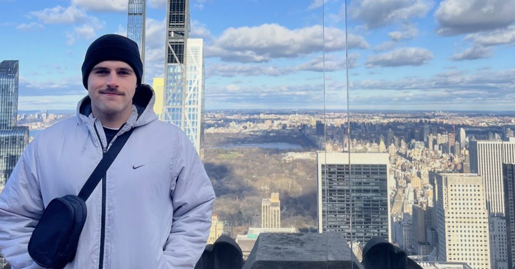 Oscar Cameron pictured overseas