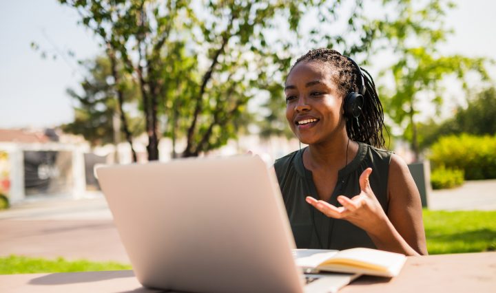 woman on laptop